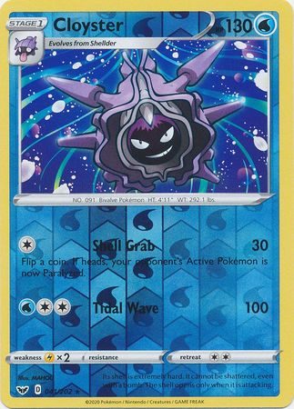 Cloyster – 41/202 – Reverse