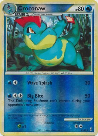 Croconaw - 41/95 - Reverse