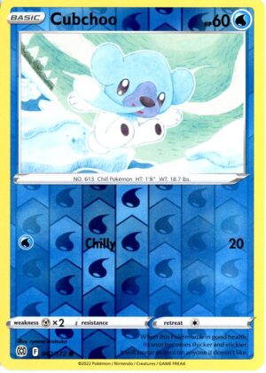 Cubchoo - 42/172 - Reverse