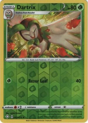 Dartrix - 7/72 - Reverse