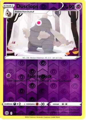 Dusclops - 61/172 - Reverse