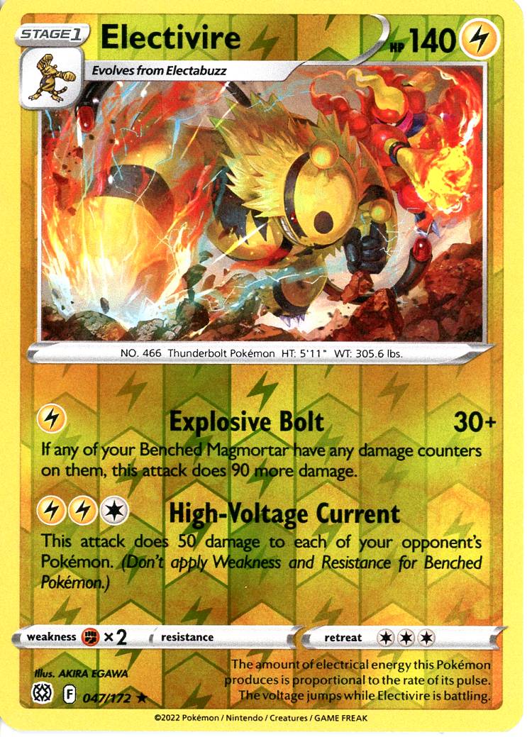 Electivire - 47/172 - Reverse