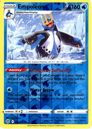 Empoleon - 37/172 - Reverse