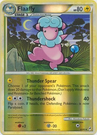 Flaaffy - 43/95 - Reverse