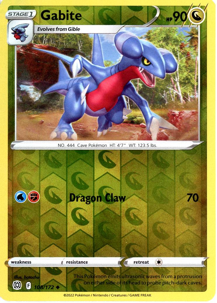 Gabite - 108/172 - Reverse