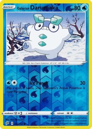 Galarian Darumaka - 047/192 - Reverse