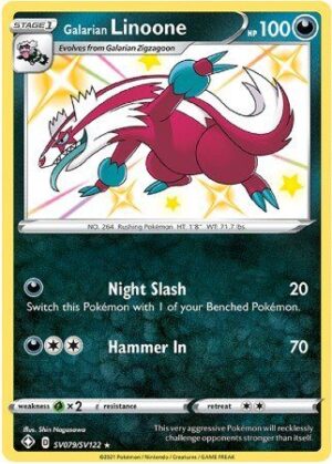 Galarian Linoone - SV79/SV122