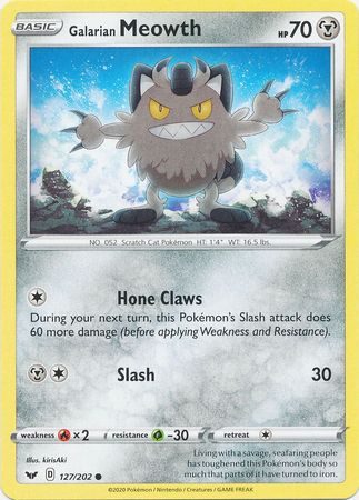 Galarian Meowth – 127/202