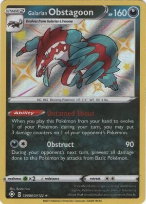 Galarian Obstagoon - SV80/SV122