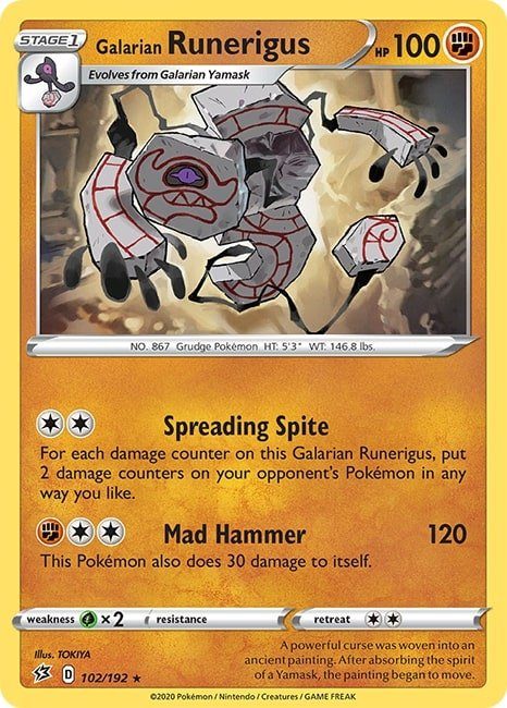 Galarian Runerigus – 102/192