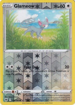 Glameow - 127/189 - Reverse