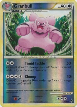 Granbull - 26/95 - Reverse