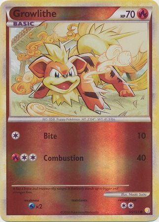 Growlithe - 65/123 - Reverse