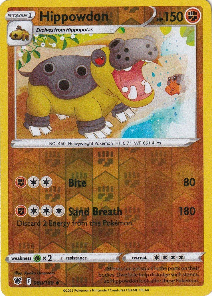 Hippowdon – 80/189 – Reverse