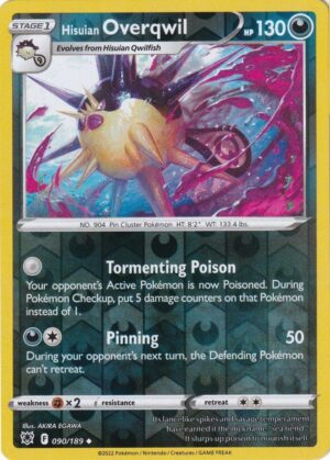 Hisuian Overqwil - 90/189 - Reverse