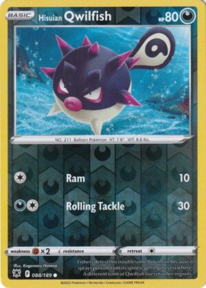 Hisuian Qwilfish - 88/189 - Reverse