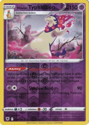 Hisuian Typhlosion - 52/189 - Reverse