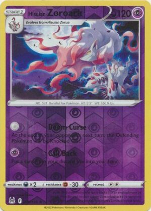 Hisuian Zoroark - 76/196 - Reverse