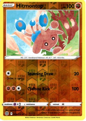 Hitmontop - 72/172 - Reverse