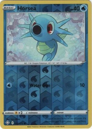 Horsea - 20/72 - Reverse