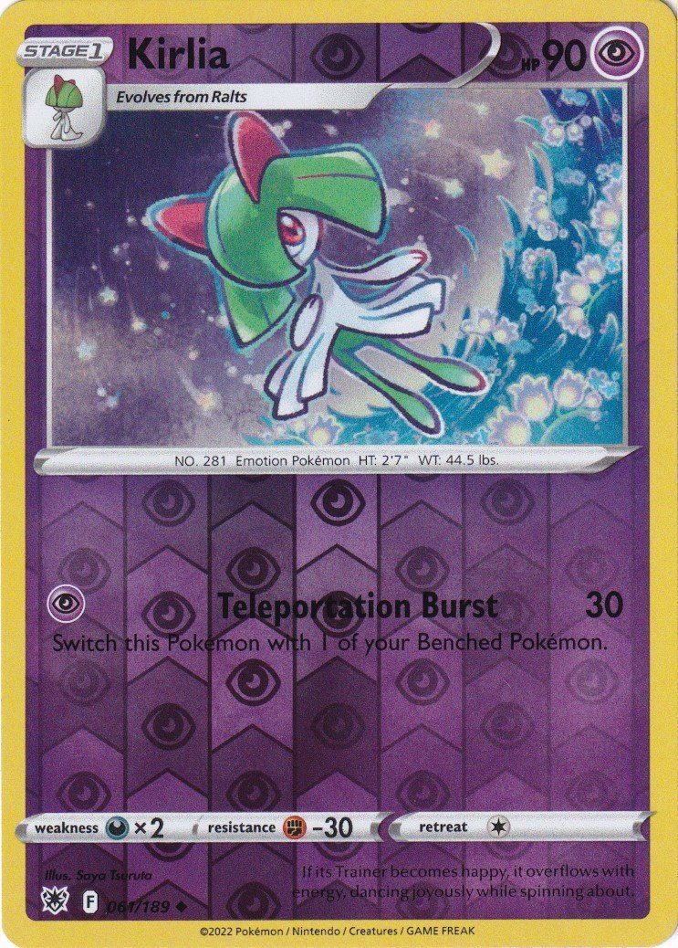Kirlia - 61/189 - Reverse