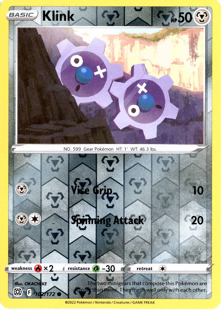 Klink – 102/172 – Reverse