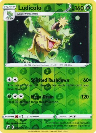 Ludicolo – 009/192 – Reverse