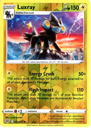 Luxray - 51/172 - Reverse