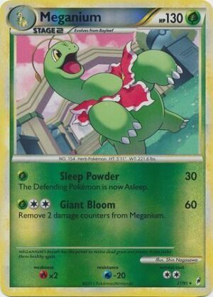 Meganium - 27/95 - Reverse