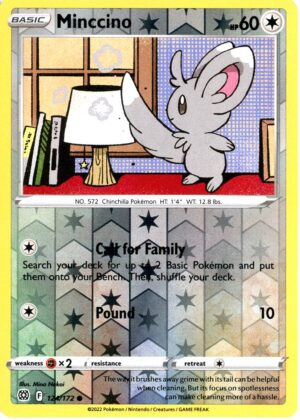 Minccino - 124/172 - Reverse