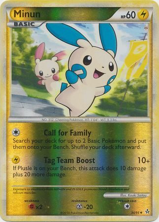 Minun – 34/95 – Reverse