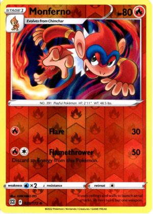 Monferno - 25/172 - Reverse