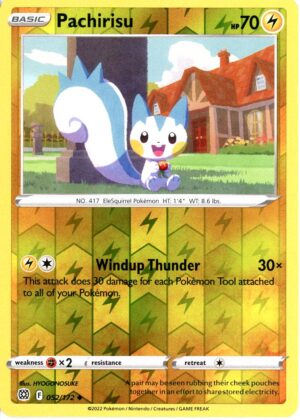 Pachirisu - 52/172 - Reverse