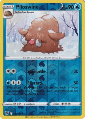 Piloswine - 32/189 - Reverse