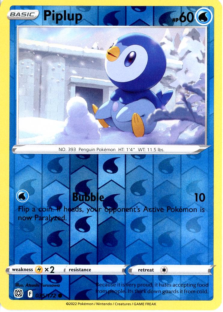 Piplup - 35/172 - Reverse
