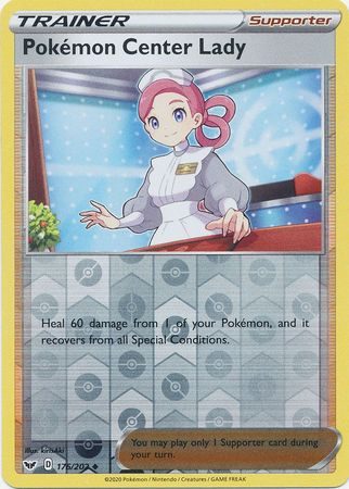 Pokemon Center Lady – 176/202 – Reverse