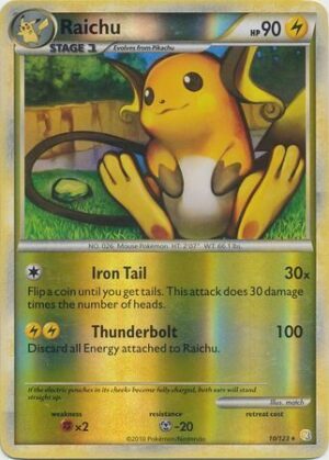 Raichu - 10/123 - Reverse