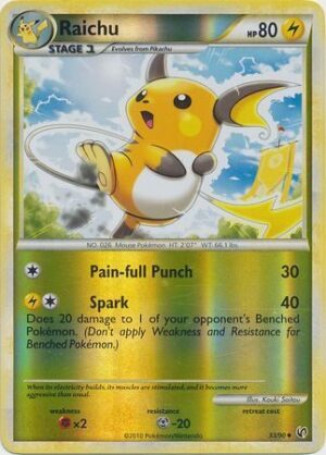 Raichu - 33/90 - Reverse