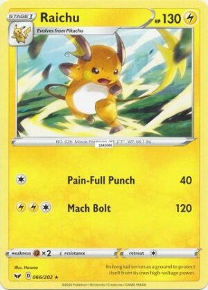Raichu - 66/202