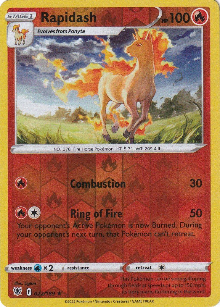 Rapidash – 22/189 – Reverse