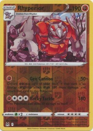 Rhyperior - 91/196 - Reverse