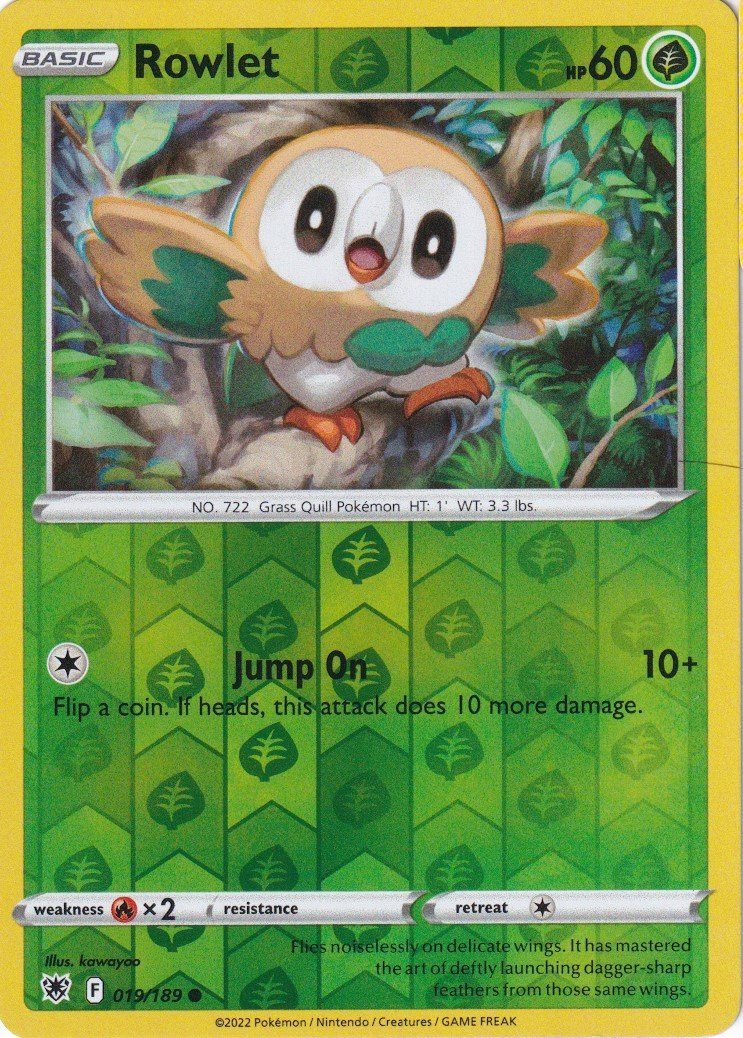 Rowlet – 19/189 – Reverse