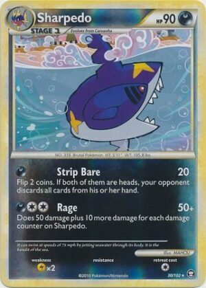 Sharpedo - 30/102 - Reverse