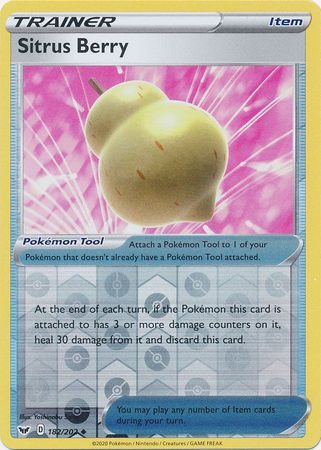 Sitrus Berry – 182/202 – Reverse