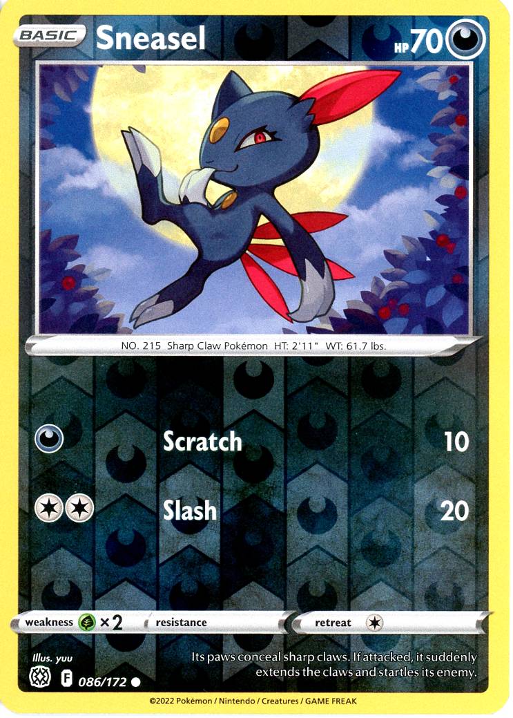 Sneasel - 86/172 - Reverse