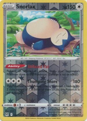 Snorlax - 143/196 - Reverse