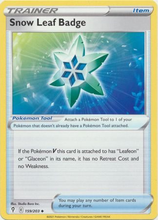 Snow Leaf Badge - 159/203
