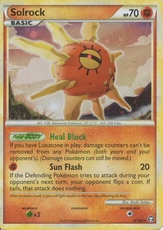 Solrock - 9/102 (Holo)