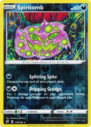 Spiritomb - 116/192 - Reverse
