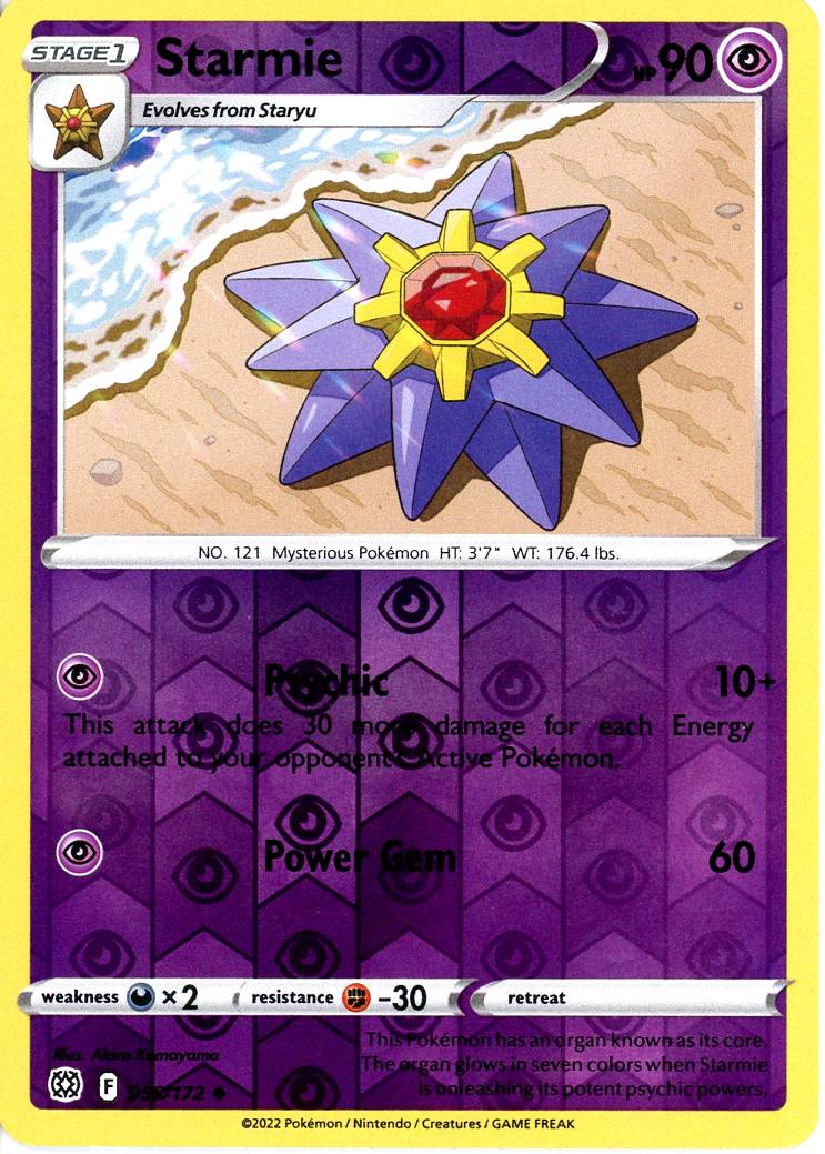 Starmie - 55/172 - Reverse